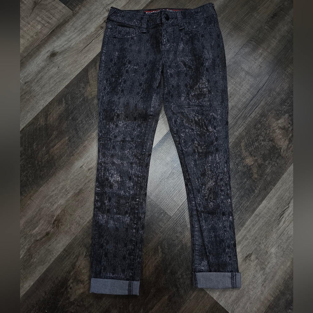 Standards & Practices Snake Skin Patterned Jeans,… - image 2